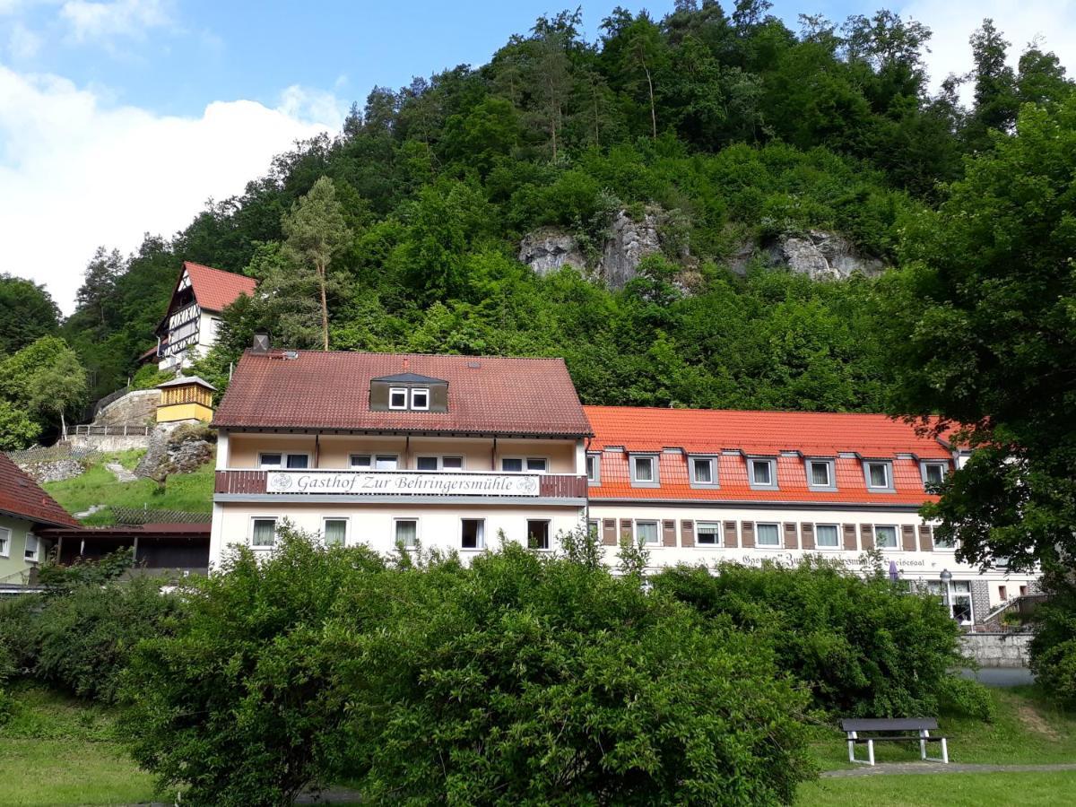 Готель Gasthof Zur Behringersmuhle Ґесвайнштайн Екстер'єр фото